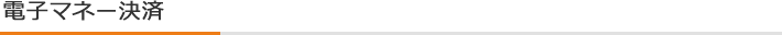 電子マネー決済